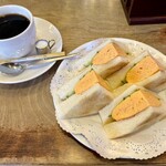 喫茶チロル - 2025.11.20  玉子サンドとコーヒー