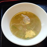 煮干中華 あさり - このスープがまたウンマイ！