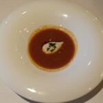 アロセリア ラ パンサ - スペシャリテ バスク風魚介のスープ：鰆﻿