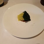 アロセリア ラ パンサ - スミイカの冷製 ソブラサーダのサルサ