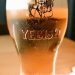 割烹 なが岡 - ビール