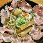 虎一番 - セメント煮干ラーメン+チャーシュー＋煮たまご