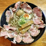虎一番 - セメント煮干ラーメン+チャーシュー＋煮たまご