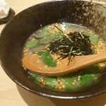 やきとり勝春 - 焼きおにぎりのお茶漬け