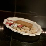 BarMIXCEL  - 手前の四角が美味いチャーム！！センスピカピカ✌︎('ω'✌︎ )