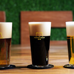 PERFECT BEER KITCHEN - ドリンク写真:ビール 3種