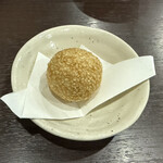 炭火焼うなぎ 多聞 - 胡麻団子