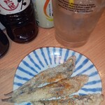 立ち呑み 晩杯屋 - ししゃも唐揚げ