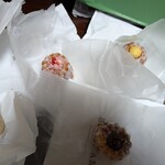 BOUL’ANGE - 限定商品のカヌレドーナツ３種（カヌレと言うよりドーナツの食感でした）