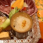 銀座 しのはら - （竹のお猪口）海鼠酢