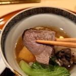 銀座 しのはら - 合鴨と月の輪熊の鍋