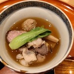 銀座 しのはら - 合鴨と月の輪熊の鍋