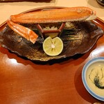 銀座 しのはら - 追加　越前蟹の焼き蟹