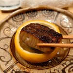 銀座 しのはら - 柚子釜で鰤大根