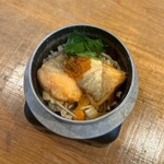 活魚 漁ま - サーモンといくら釜飯