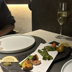 IN DISH - 焼き野菜。万願寺とうがらし、インカの目覚めが特に美味しい