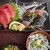 まるわ食堂 - 料理写真:まるわ定食の刺身としらすおろし