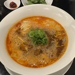 創作麺工房 鳴龍 - 担々麺1,300円　連食で11:26着丼