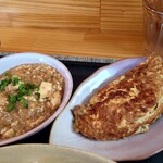 GOHAN-YA あたしんち - マーボー豆腐、納豆オムレツ