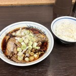 西町大喜 西町本店 - 中華そば(並)＋ライス
