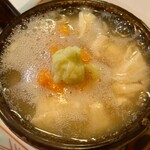 ひろ作 - 湯葉と海胆の小鍋さんでーす。③