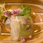 ひろ作 - 鮃昆布〆大徳寺納豆巻さんでーす。