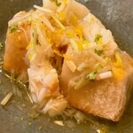 ひろ作 - 海老芋の蟹餡掛けさんでーす。③