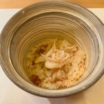 ひろ作 - セイコ蟹の印蒸しさんでーす。②