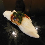 菊水鮓 - あなご　煮詰めと岩のり2014.12