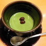 菊水鮓 - 抹茶のくずプリン