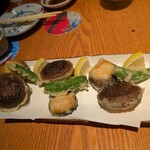 玉の蔵 - 椎茸と海老真丈揚げ