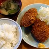青柳 - 自家製メンチカツ定食