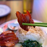 J仔酒場 - 香港風特製チャーシュー飯　1680円