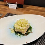 中華菜房 成の木 - 蒸し鶏葱ソース