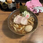 中華そば 志の田 - "太麺中華そば 味玉付き"1,070円♪