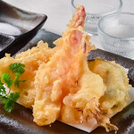 鮨割烹　ぎんえん - 天ぷらの盛り合わせ