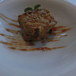 コリーナランチ　デザート　塩キャラメルのアイスクリーム