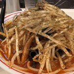 蒙古タンメン中本 - 北極の炎野菜部分アップ！！