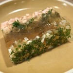 昭島パスタ工房 - ハムとパセリのコンソメゼリー寄せ