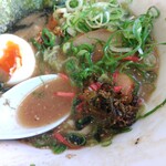 猫ニ叉タビ - 辛子高菜投入