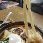 家族庵 - 太麺うどん