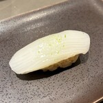 立食い鮨 鮨川 - 墨烏賊