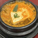 トルゴレ - 味噌チゲはお豆腐が木綿な感じ。釜山っぽい濃厚味　過去一美味しいテンジャンチゲで満足！
