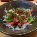 居酒屋如月 - まぐろユッケ