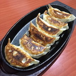 四川食府 - 鉄板餃子（６個）（４８０円）２０１４年１２月