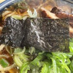 満び - 『らーめん(細麺・あっさり・中』ののり