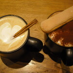 スターバックス リザーブ バー - ドリンク写真:ティラミスラテとウィンターシナモンラテ