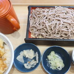 夢庵 - 料理写真:ランチ天丼せいろそばセット