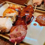 とりとん - とりネギ、豚レバー