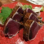 わらやき屋 浜松町 - かつお塩タタキ